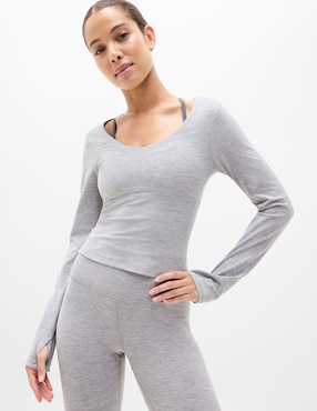 Playera deportiva para yoga Athleta de mujer