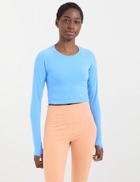 Playera deportiva para correr Athleta de mujer
