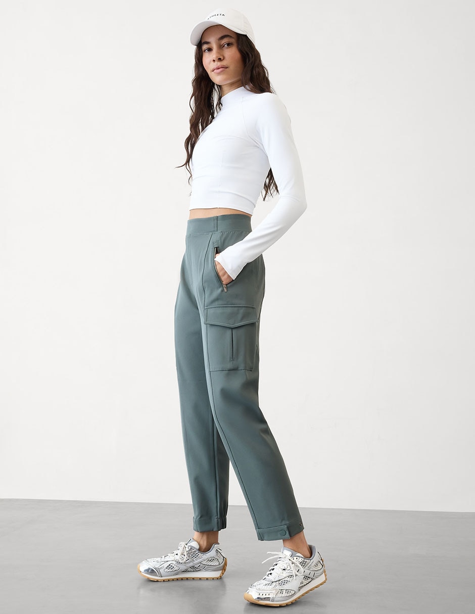 Pantalón cargo Athleta slim para mujer Liverpool