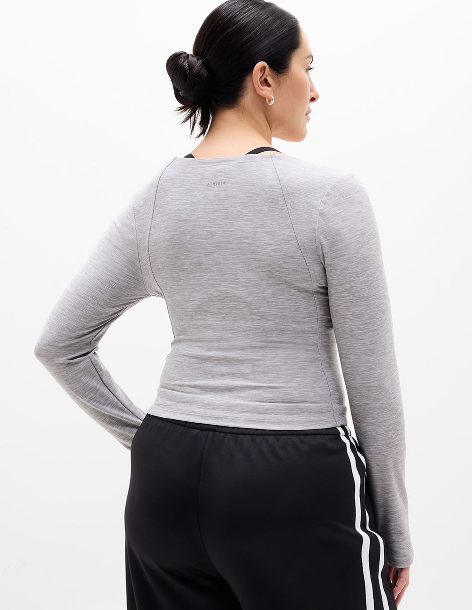 Playera deportiva para yoga de mujer 5