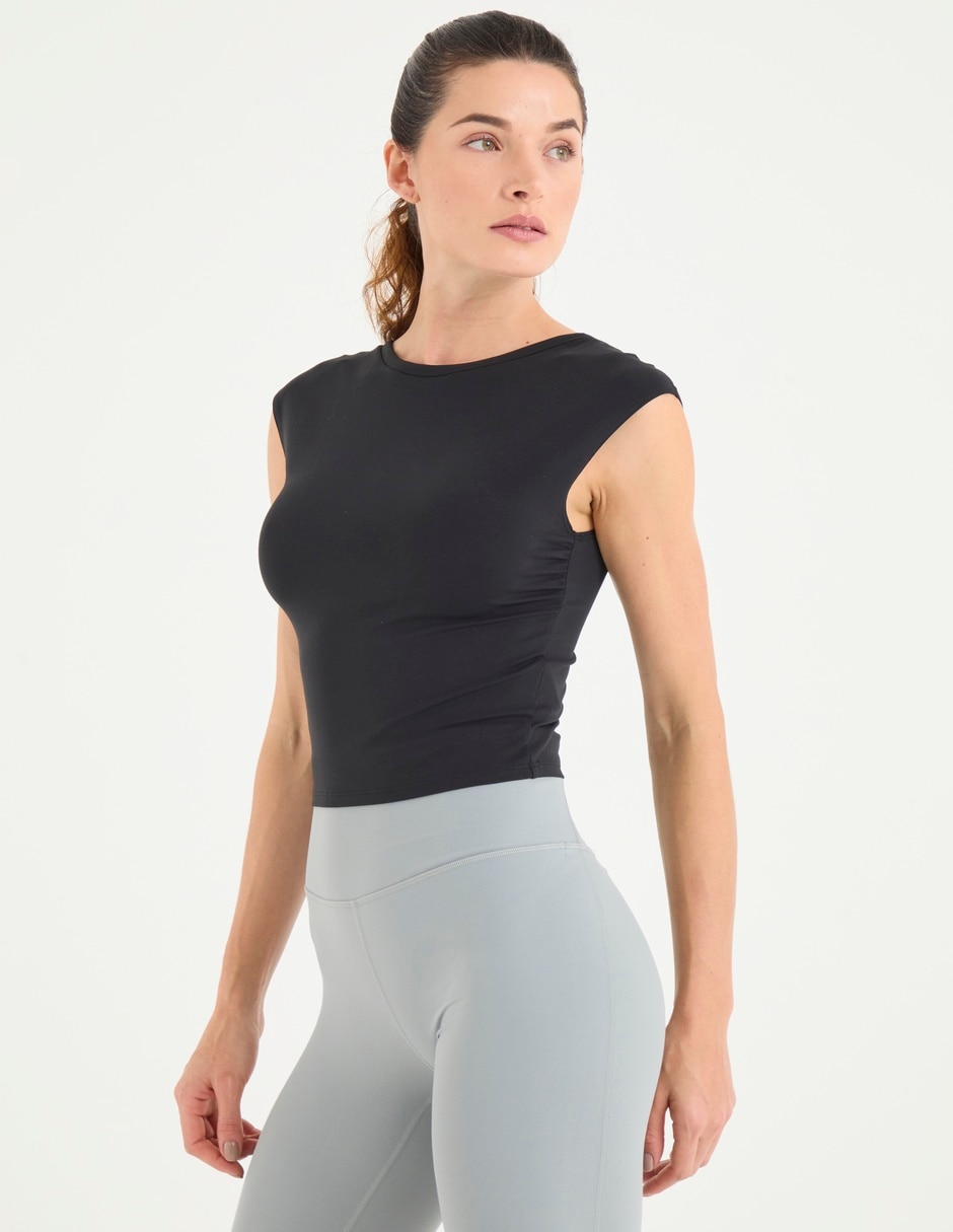 Playera deportiva casual de mujer