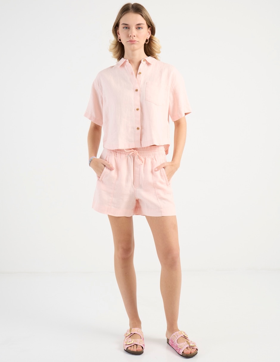 Short con bolsillos Athleta para entrenamiento mujer