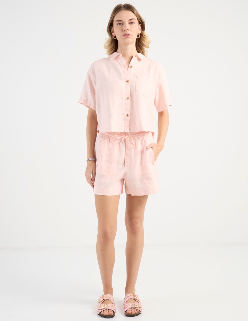 Short con bolsillos Athleta para entrenamiento mujer