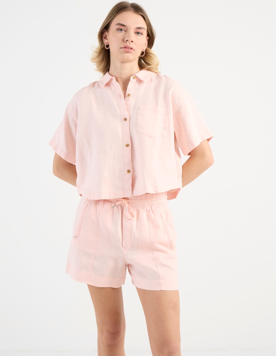 Camisa manga corta para mujer