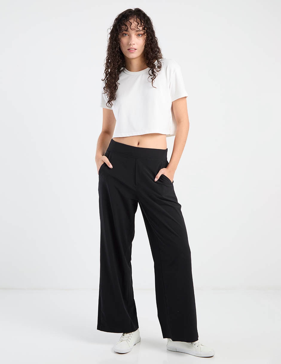 Pantalón relaxed wide leg para mujer 3